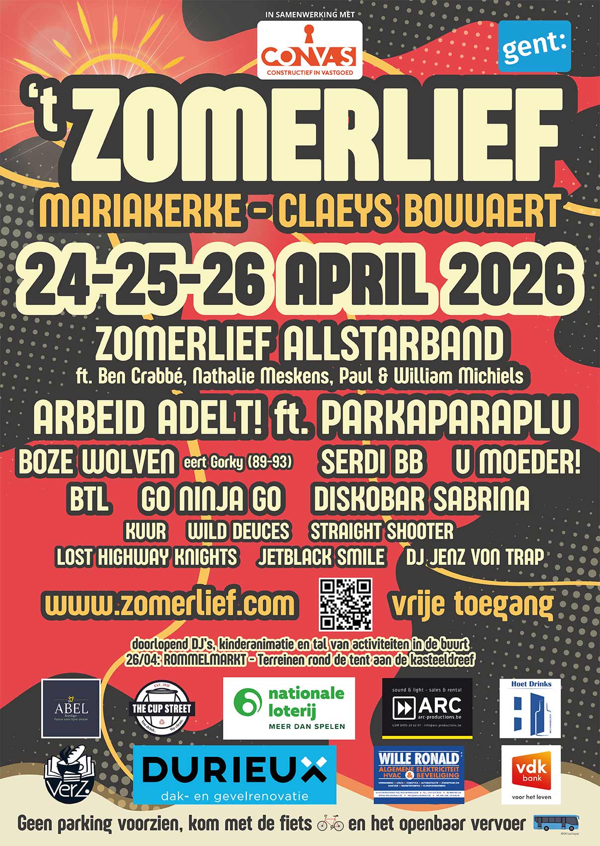 t Zomerlief 2026 affiche 't Zomerlief 2026